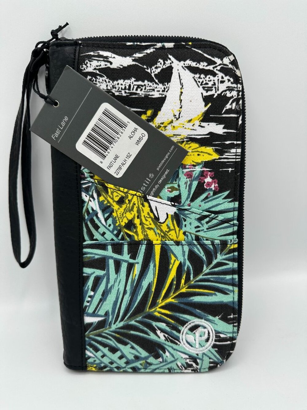 Pistil Aloha Tropical Floral Fast Lane Travel Wallet Clutch Wristlet